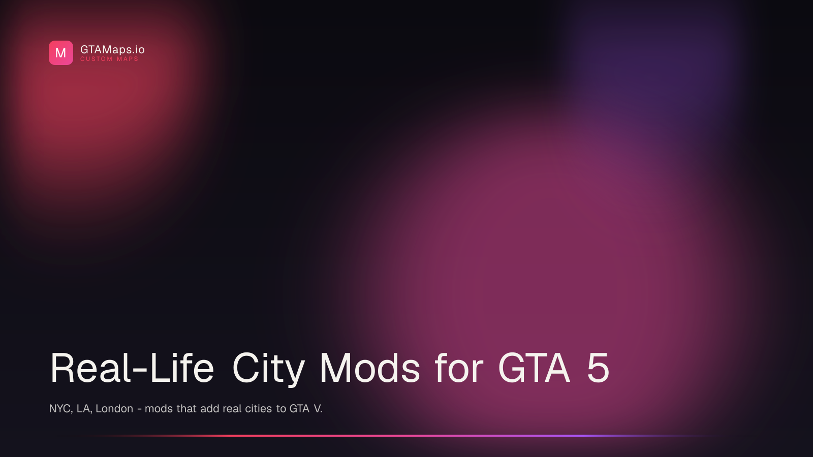 Real-Life City Mods for GTA 5