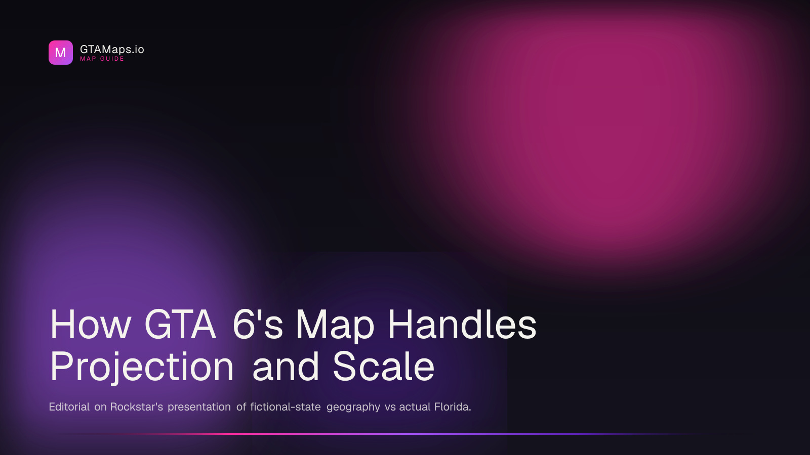 GTA 6 Map Projection and Scale