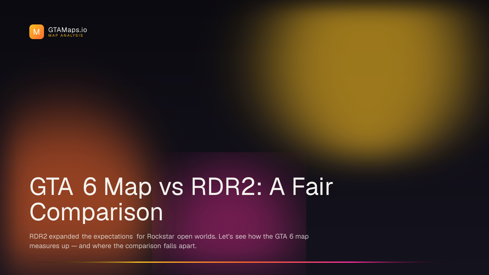 GTA 6 Map vs Red Dead Redemption 2