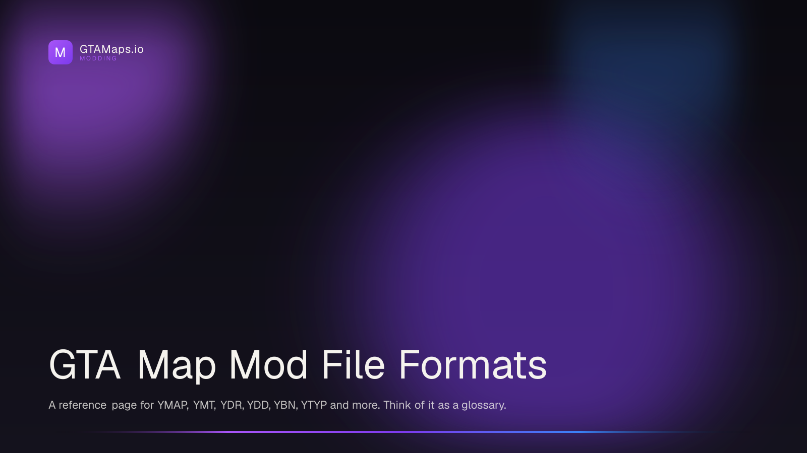 GTA Map Mod File Formats Explained