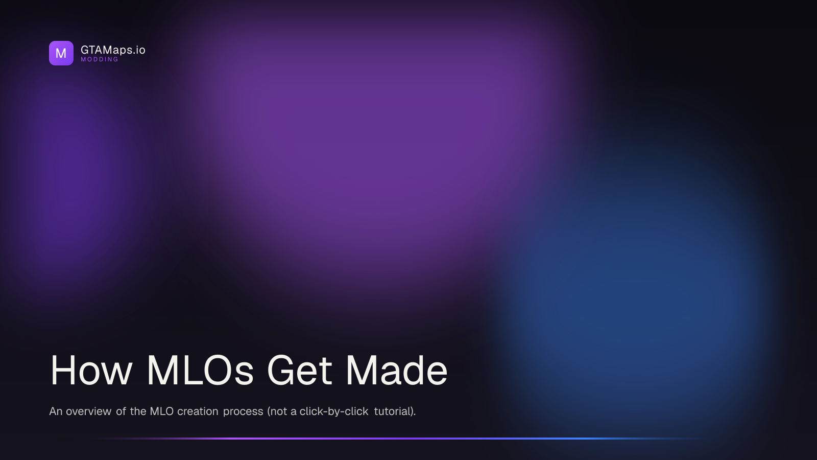 GTA MLO Creation Process: The Workflow